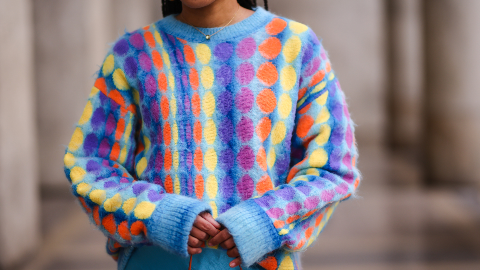 Wool Pullover Womenwomen's Autumn Winter Knit Pullover - Oversized Cotton  Acrylic Sweater