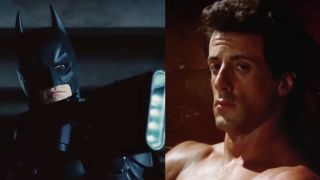The Batman in the finally of Chris Nolan's Dark Knight Trilogy, Rocky Balboa in Rocky III 