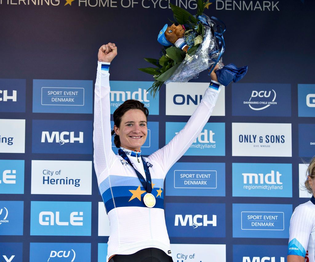 Marianne Vos (Netherlands) is the European Champion