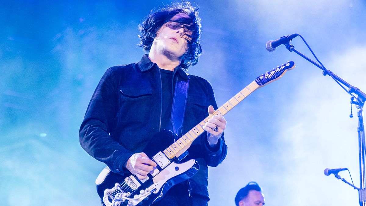“I hope this pisses off some more Tele purists! We have enough ‘regular’ boring guitars out there”: Jack White unveils Thinline version of his wild Triplecaster – which was specifically requested by Kirk Hammett “I hope this pisses off some more Tele purists! We have enough ‘regular’ boring guitars out there”: Jack White unveils Thinline version of his wild Triplecaster – which was specifically requested by Kirk Hammett