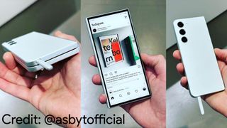 Samsung Galaxy Z Fold prototypes shown off at Samsung Unpacked 2023 in Korea