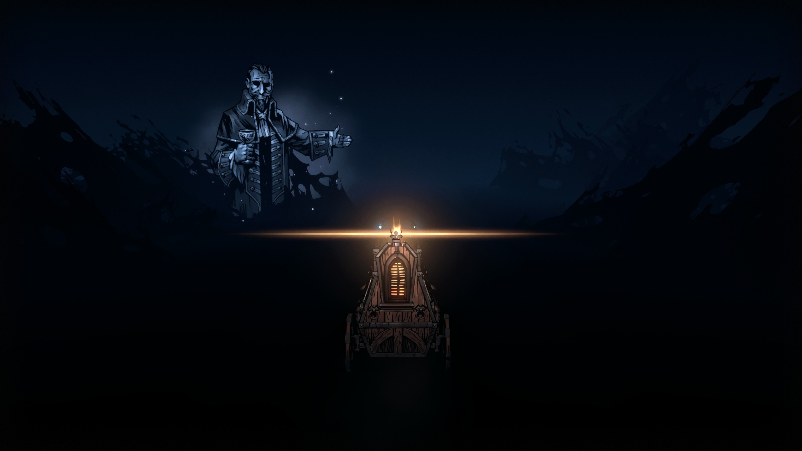 Darkest Dungeon 2 review - the coach in the murkey gloaming