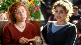 two stills of brittany murphy in clueless of her before and after she was made over