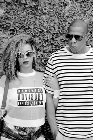 Beyonce and Jay Z make for an edgy duo