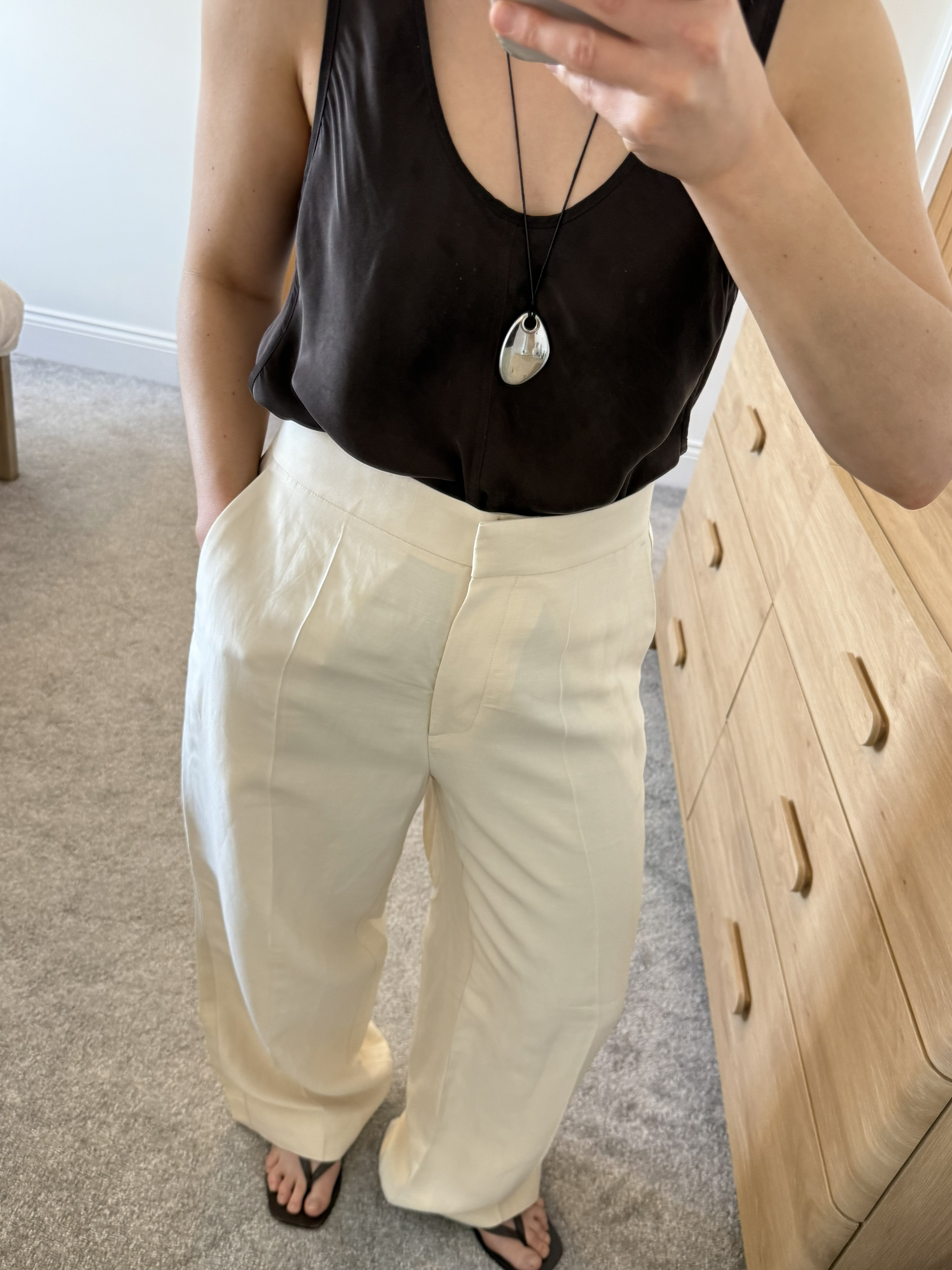 COS linen trousers