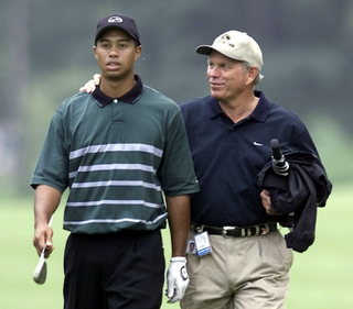 Butch Harmon and Tiger Woods