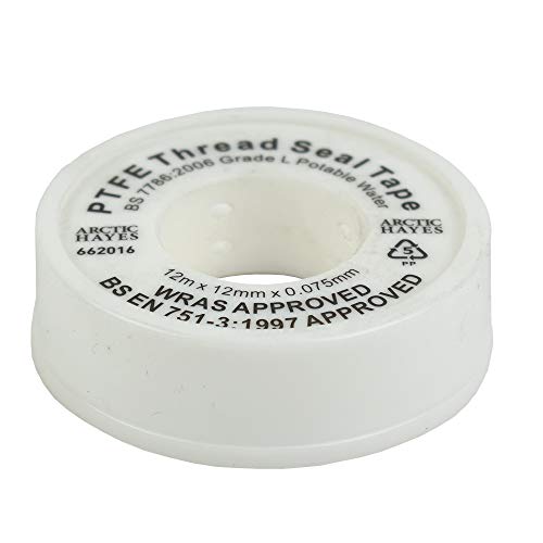 Arctic Hayes 662016 Standard Ptfe Tape, 12 Meter Length