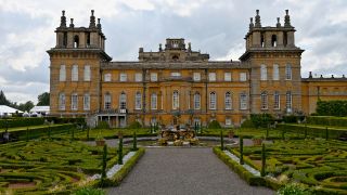 Exterior shot of Blenheim Palace, used in Bridgerton season 3