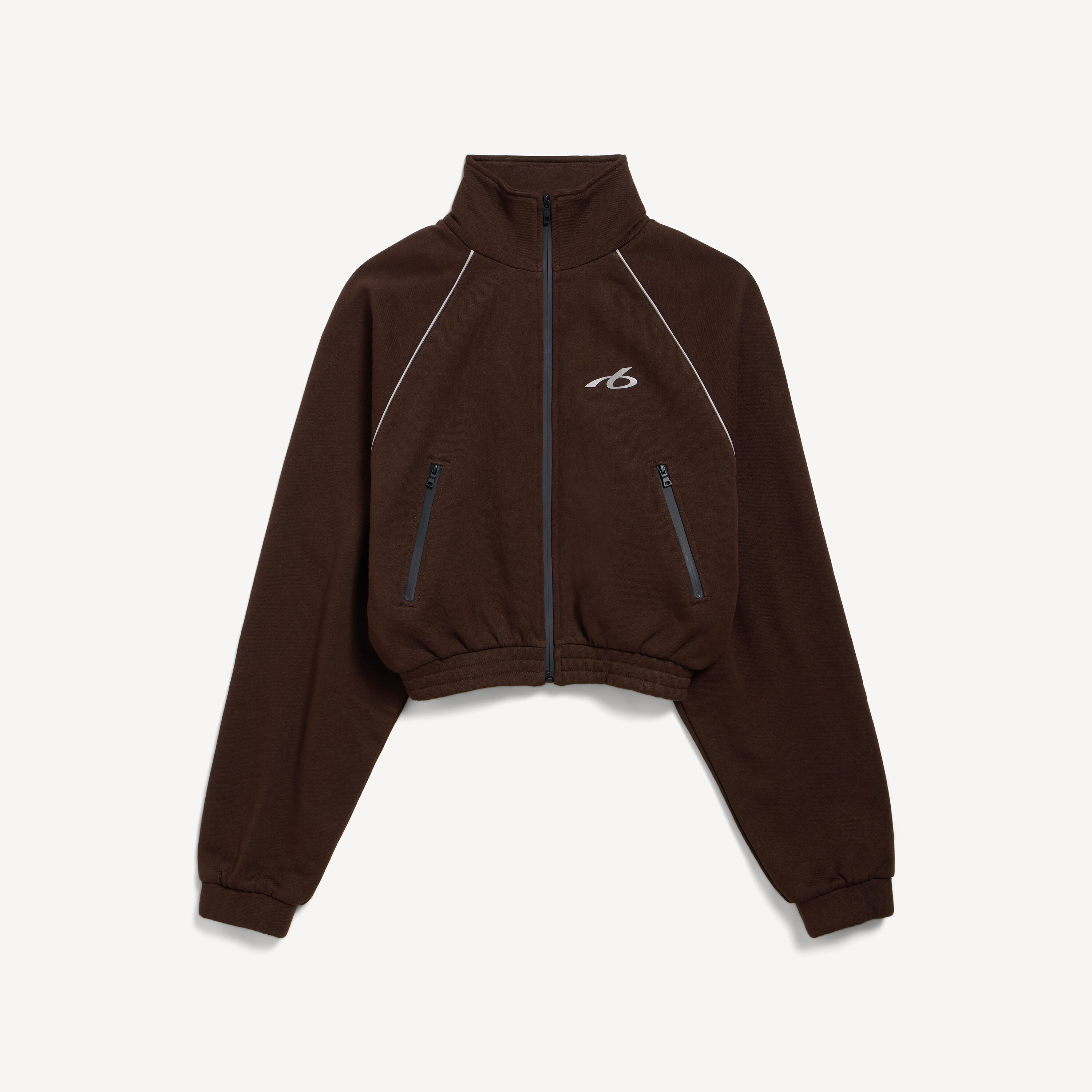 Women's Techwear Tracksuit Jacket in Moka