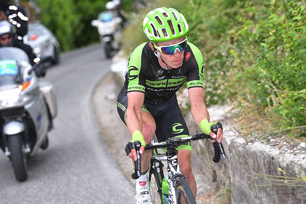 Tom Jelte Slagter (Cannondale-Garmin) in the breakaway