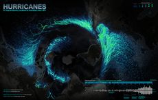 Hurricane map of storms since 1851.