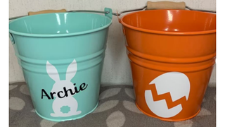 Easter Buckets from Etsy - some of this year's best Easter baskets
