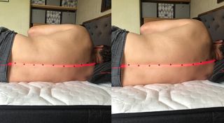 Dormeo S Plus mattress posture test