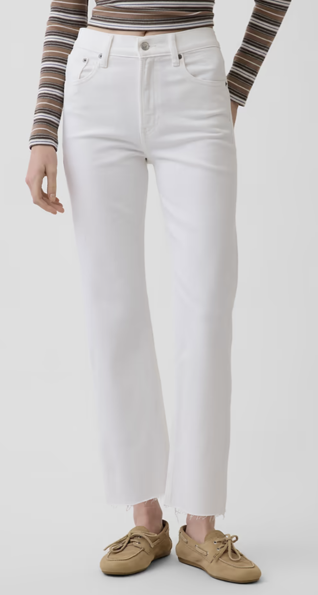 Gap, High Rise &amp;rsquo;90s Slim Straight Crop Jeans