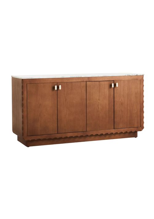 Brentley Rectangular Marble Top Sideboard