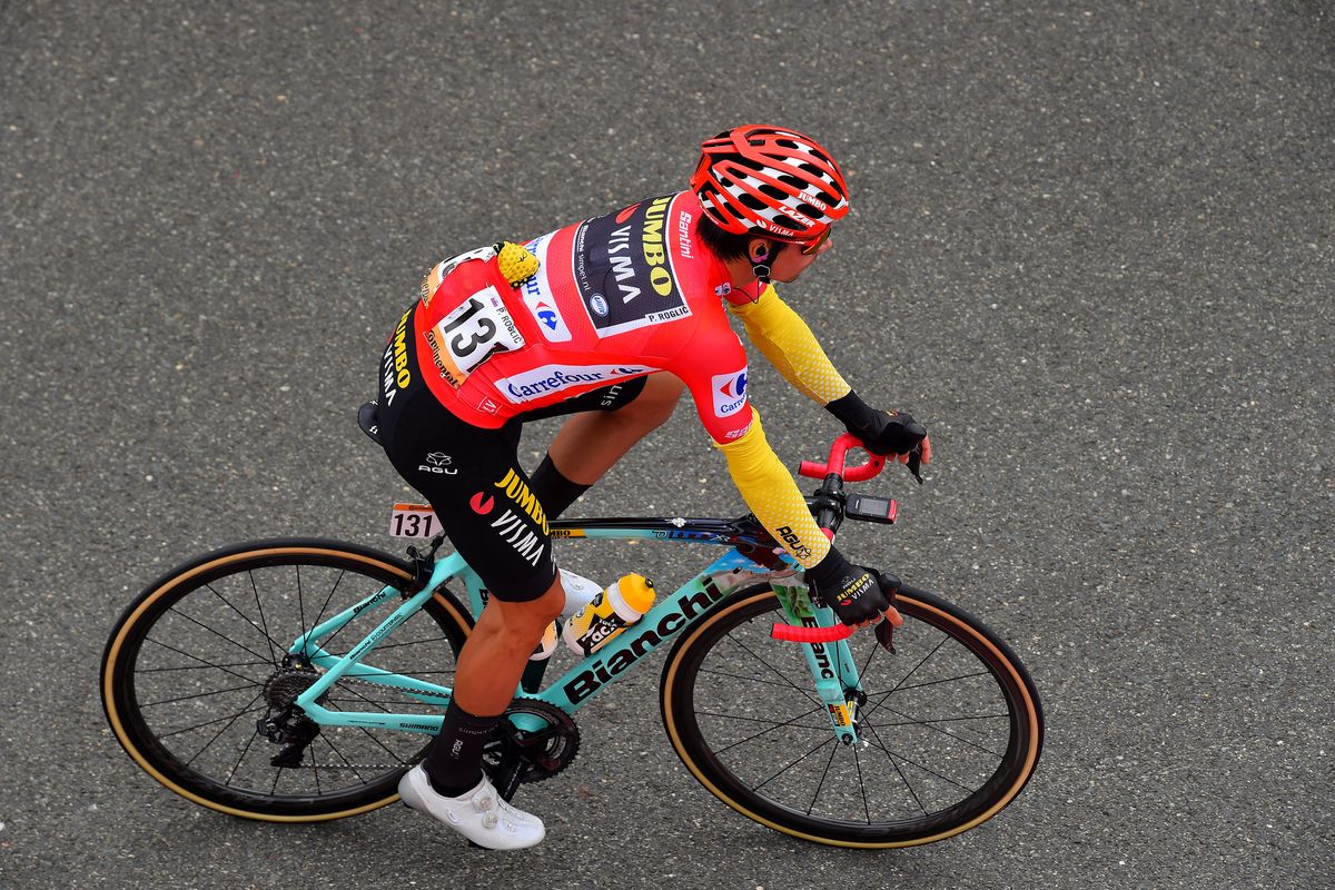 Primoz Roglic before Stage 12 of the Vuelta a Espana