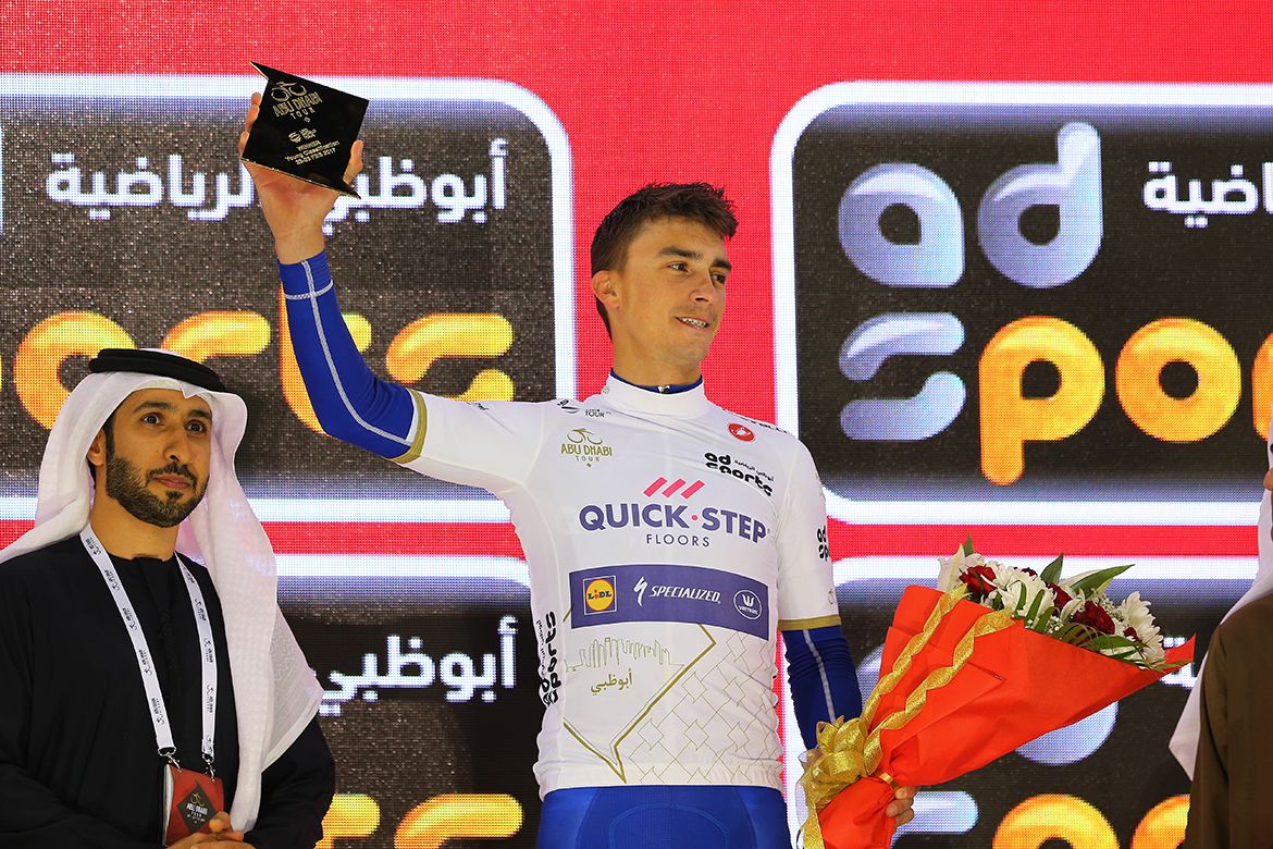 Julian Alaphilippe finished the Abu Dhabi Tour as the best young rider.
