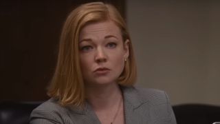 Sarah Snook as Shiv Roy on Succession.