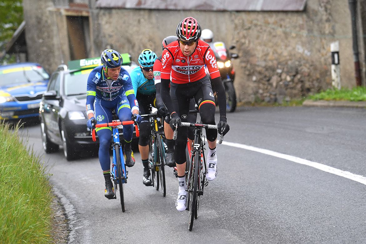 Sander Armee (Lotto Soudal) in the breakaway