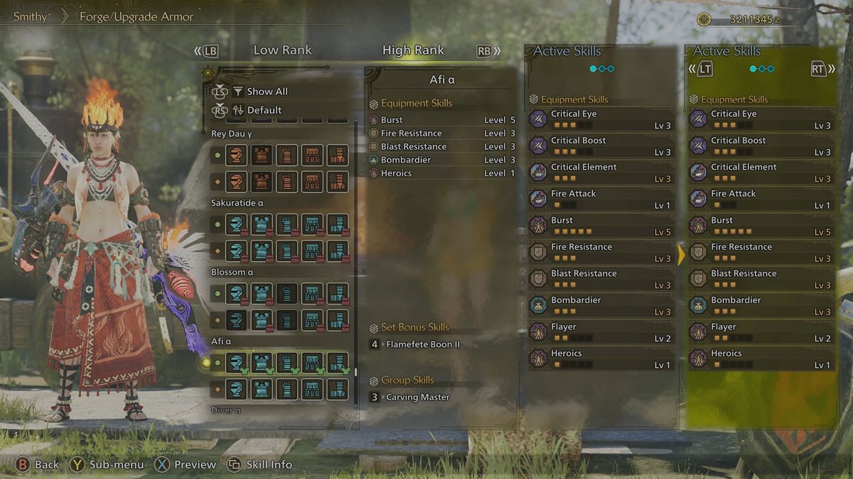 Monster Hunter Wilds Flamefete - Afia a