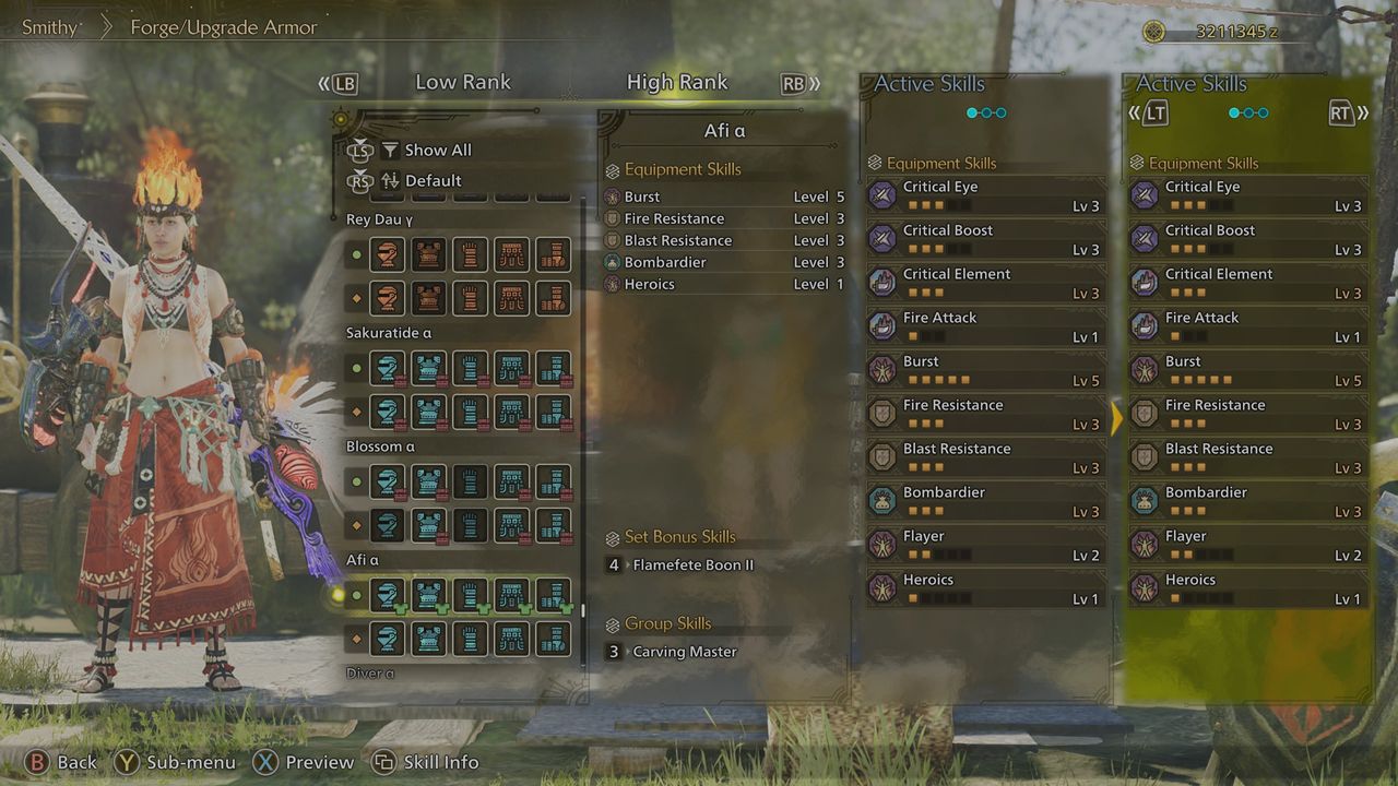 Monster Hunter Wilds Flamefete - Afia a