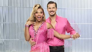 Shangela and Gleb Savchenko pose in a promo image for Dancing with the Stars season 31