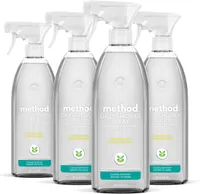 Method Daily Shower Cleaner Spray, 28 Fl Oz, Pack of 4