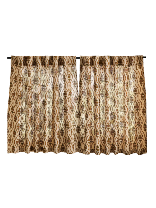 Pierce & Ward Floral Trellis Cafe Curtain