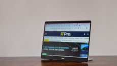 The Dell Pro 14 Plus monitor on a desk