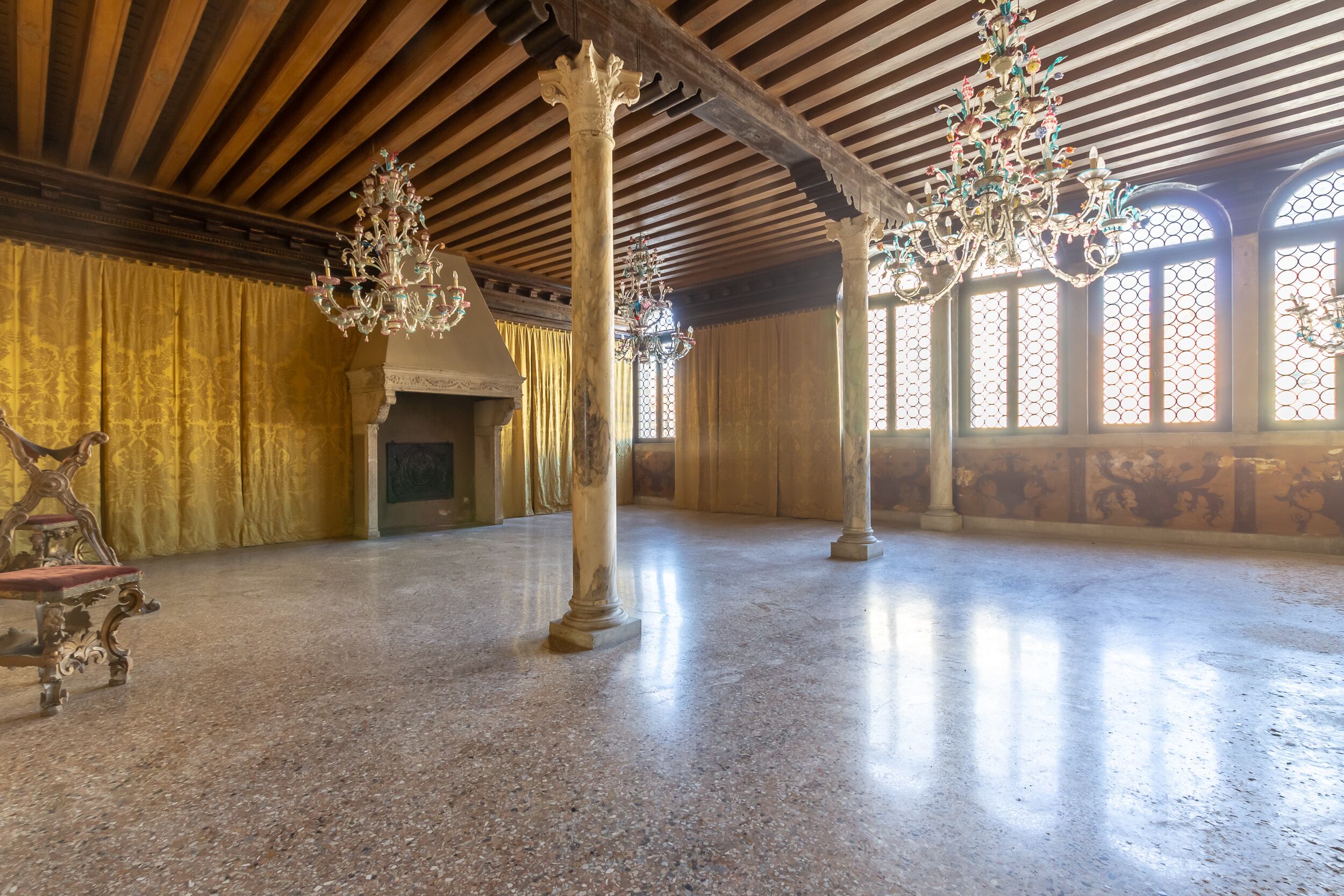 Gothic and Renaissance style Venetian palazzo on the Grand Canal