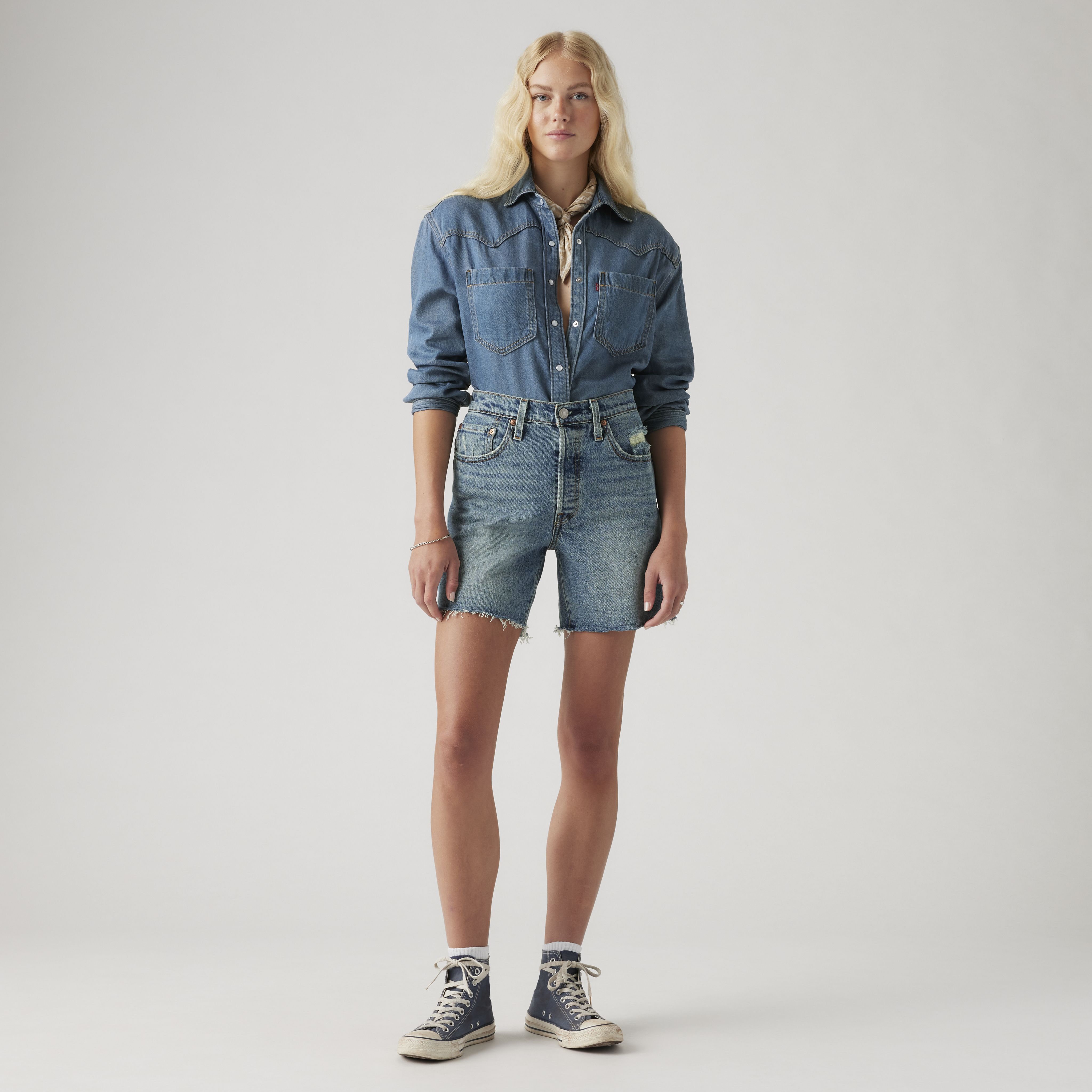 501&amp;reg; Mid Thigh Women's Shorts