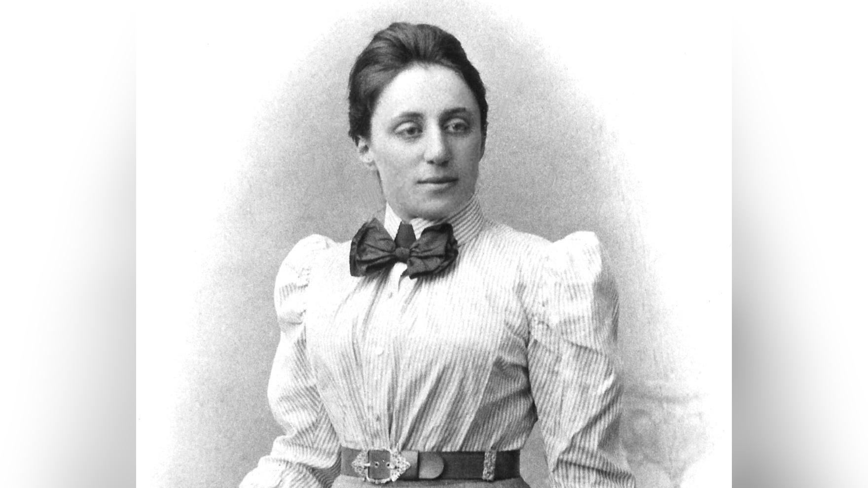 German mathematician Emmy Noether (shown here in this portrait) was born on March 23, 1882, in Erlangen, Germany, and died April 14, 1935, in Bryn Mawr, Pennsylvania.
