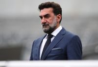  Chairman of Newcastle United, Yasir Al-Rumayyan arrives at the stadium prior to the Premier League match between Newcastle United and Tottenham Hotspur at St. James Park on October 17, 2021 in Newcastle upon Tyne, England.