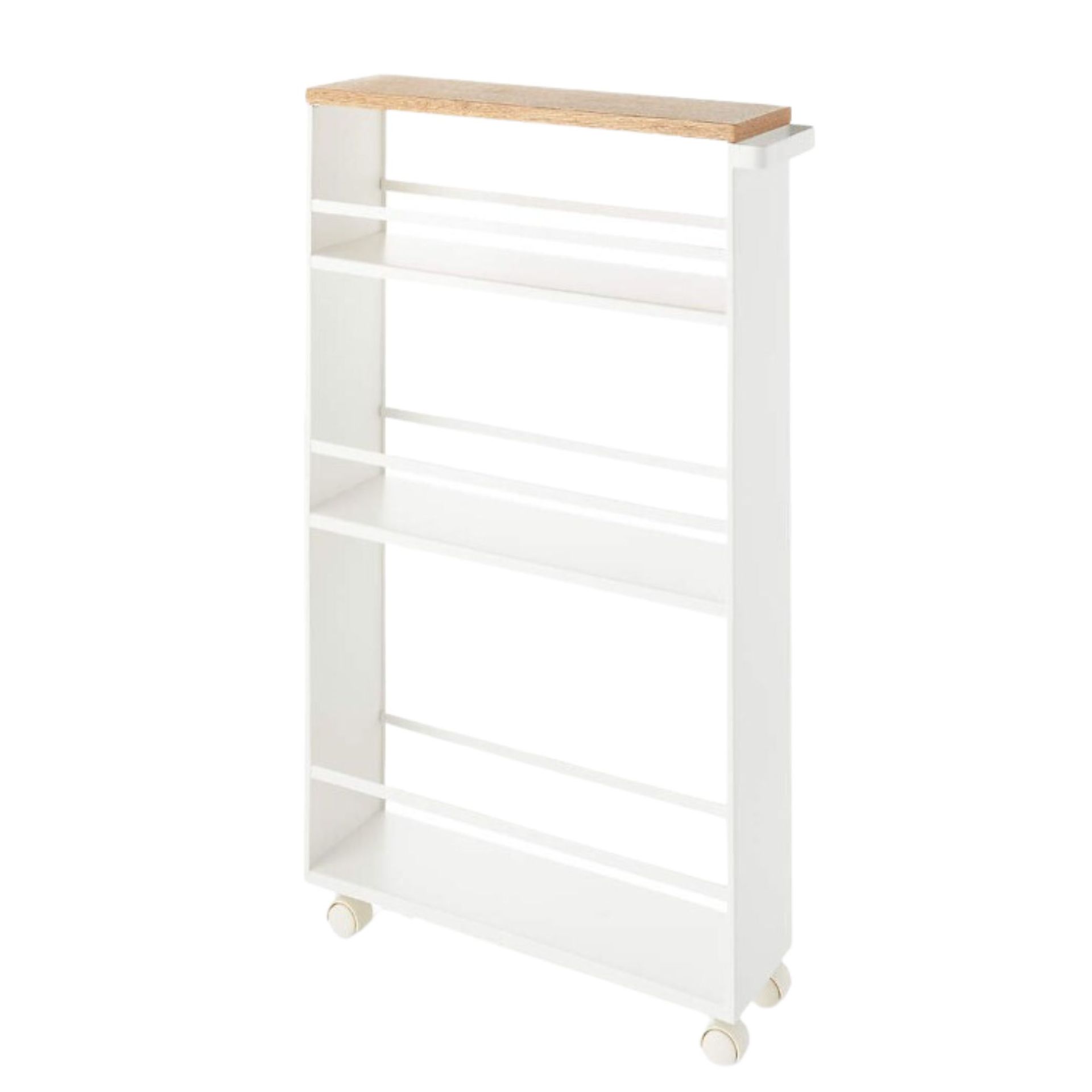 Sebuah truk gudang putih