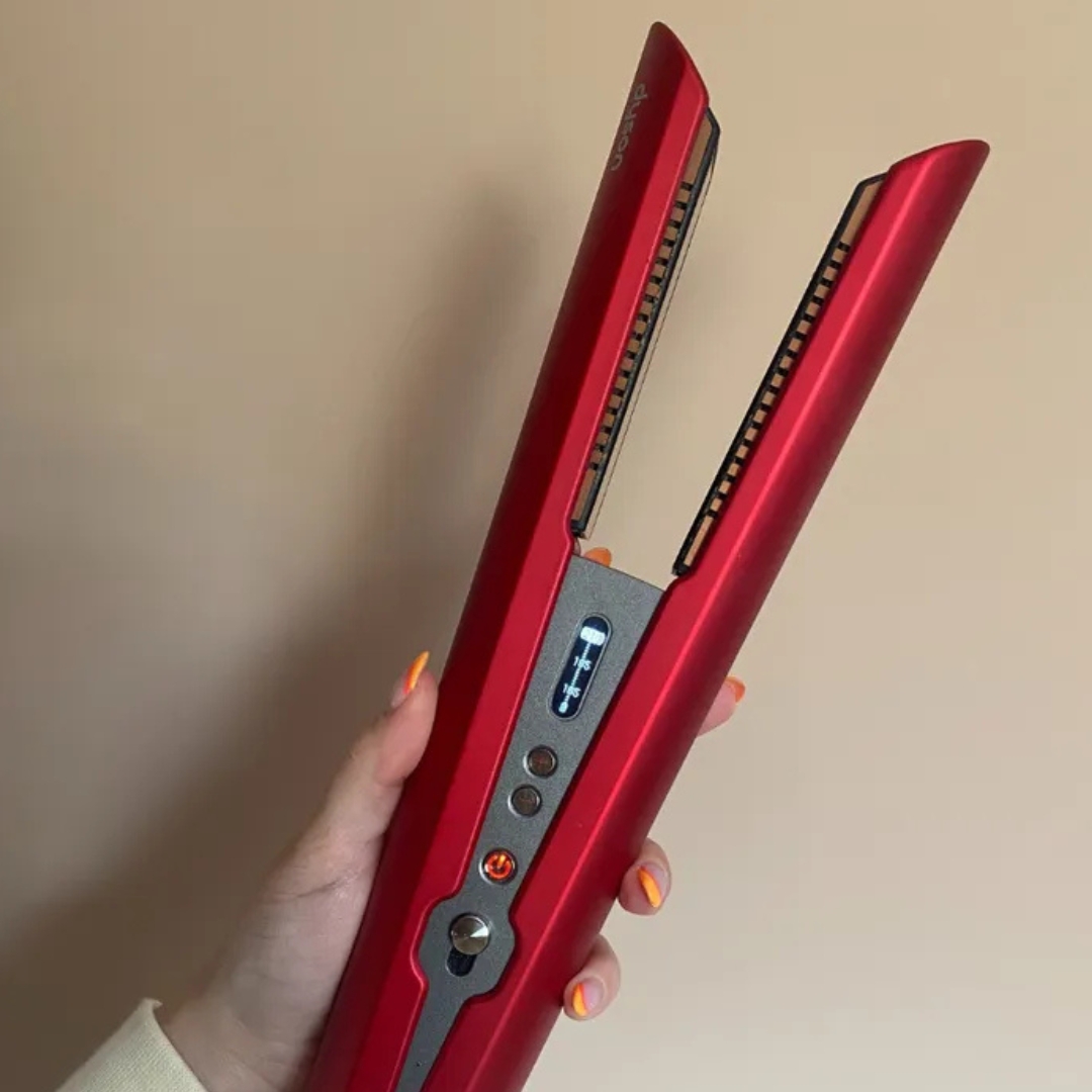 Red Dyson Corrale Straighteners