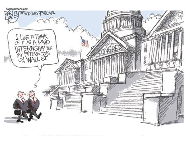 Political cartoon congress business Wall Street | The Week