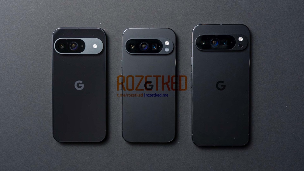 Alleged Pixel 9 and Pixel 9 Pro leaked images posted by rozetked