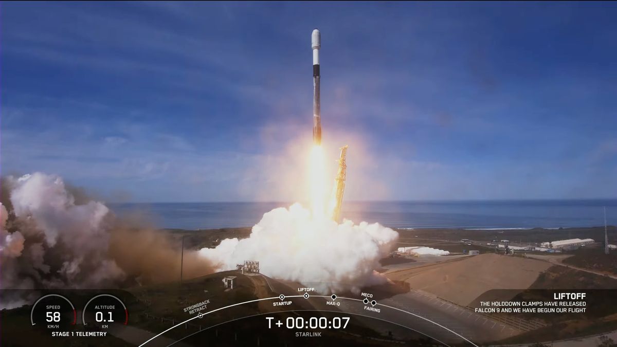 Vea cómo SpaceX lanza los nuevos minisatélites Starlink V2 el 27 de febrero