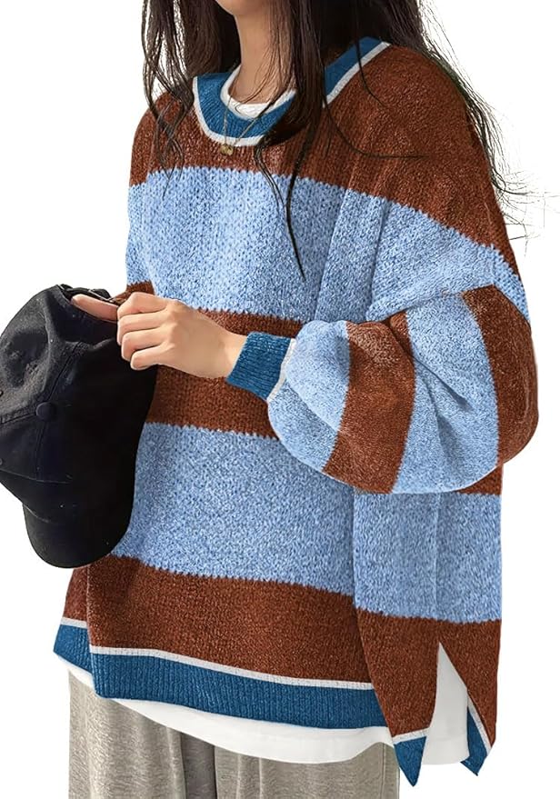 ETCYY NEW, Oversized Crewneck Sweaters