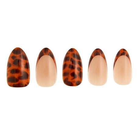 Paintlab Press on Nails Tortie Tips, Short Almond