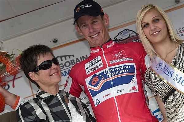 Clinton Avery (Champion System Pro Cycling Team) won both of the intermediate sprints on his solo attack and now leads the sprint classification.