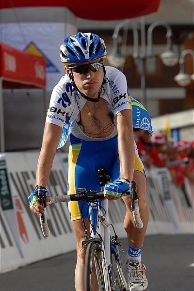 Ireland's Philip Deignan (AG2R La Mondiale) finishes after a long day.