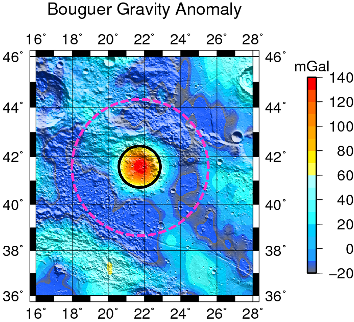 Earhart Crater on the Moon Map