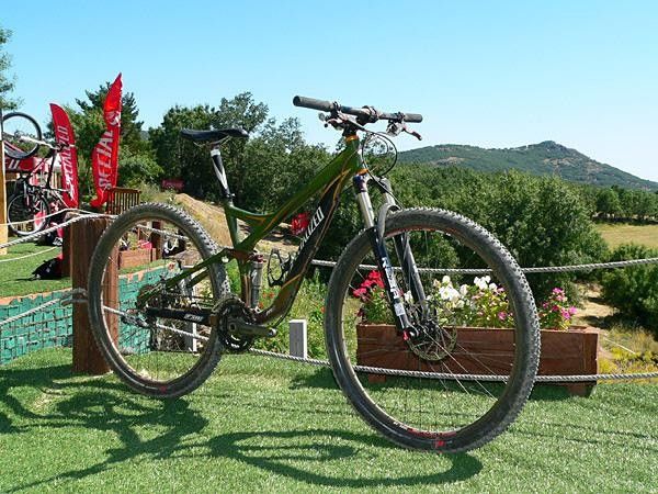 The 29" version boasts the same swoopy frame styling as its smaller-wheeled sibling.