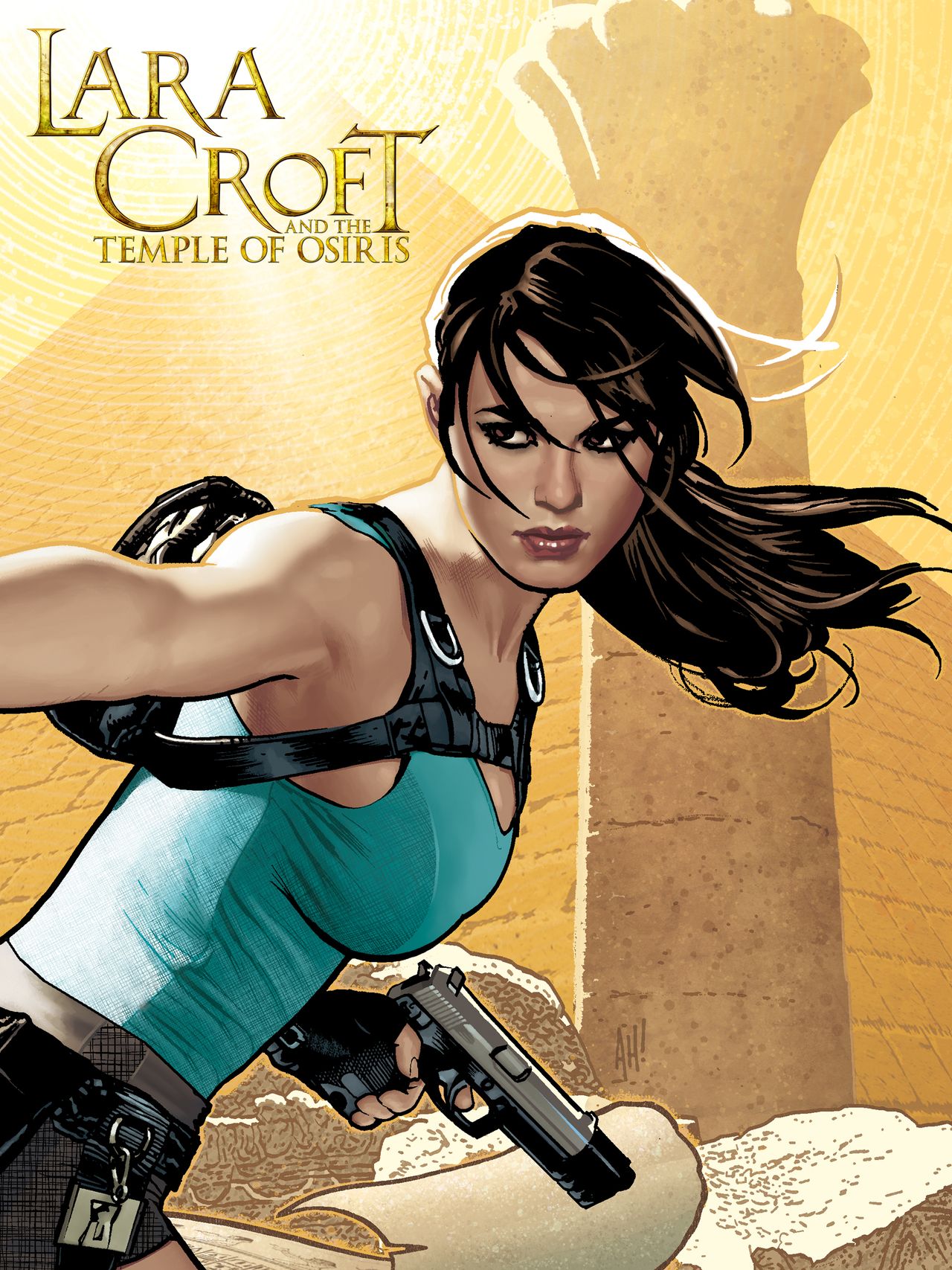 Tomb Raider anniversary art: Lara Croft and the Temple of Osiris by Adam Hughes