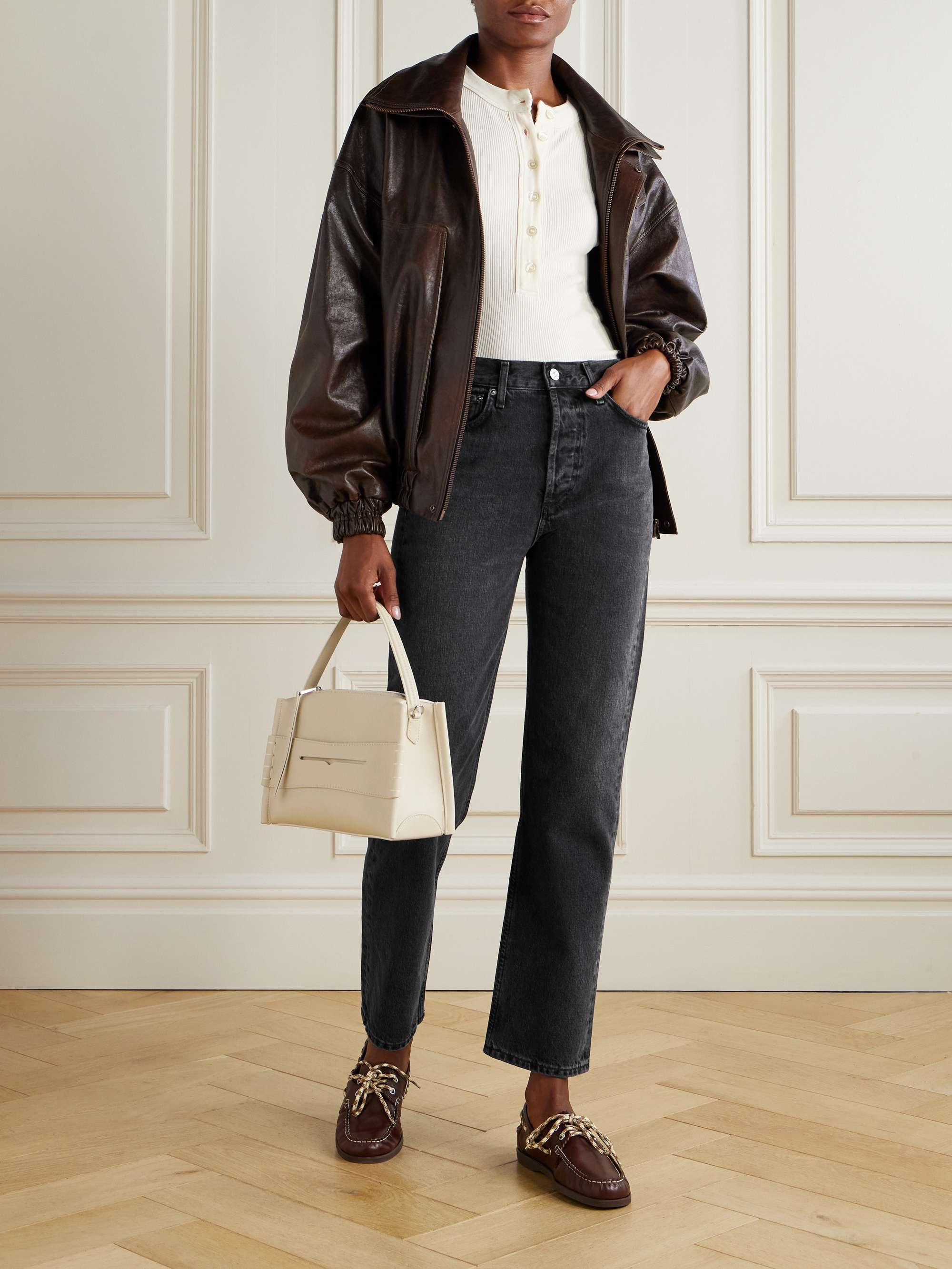 Blaine High-Rise Straight-Leg Jeans