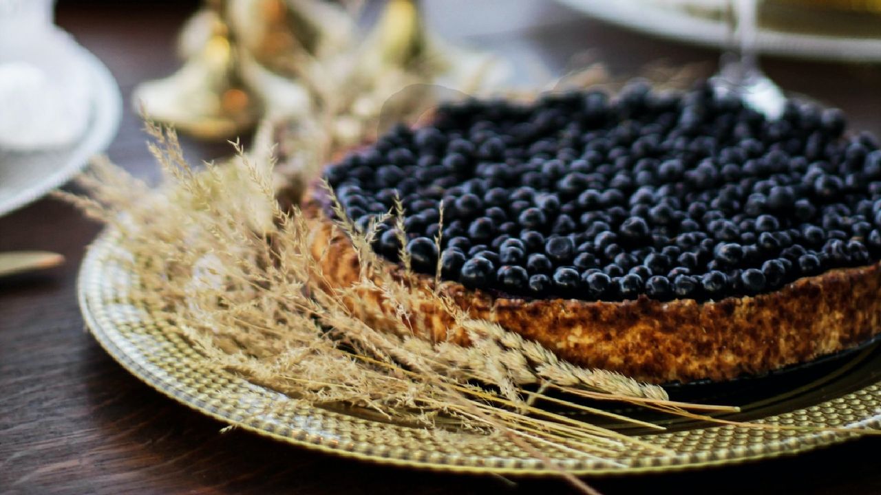 Blueberry tart