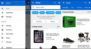 Ebay app screenshots