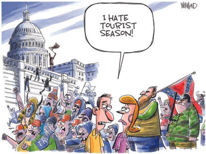 political cartoon capitol riot