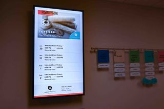 Digital signage brought to life on a college campus by Visix AxisTV solutions.